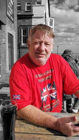 OP BANNER VETERAN IN HIS NEW T-SHIRT