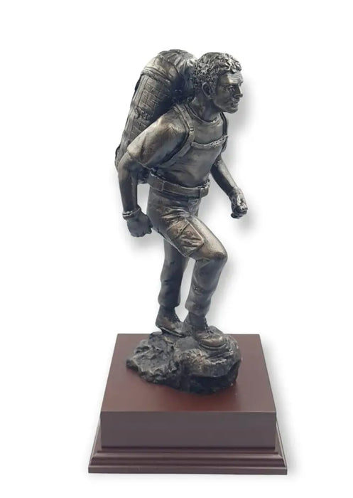 Armed Forces PTI with Bergen Cold Cast Bronze Figurine
