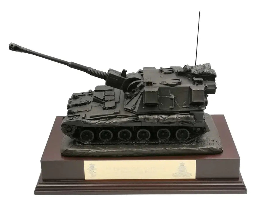 AS90 Self Propelled Gun Cold Cast Bronze Statue