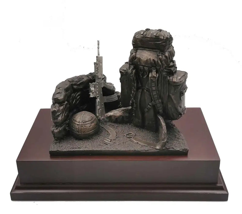 Bergen and SA80 Cold Cast Bronze Sculpture