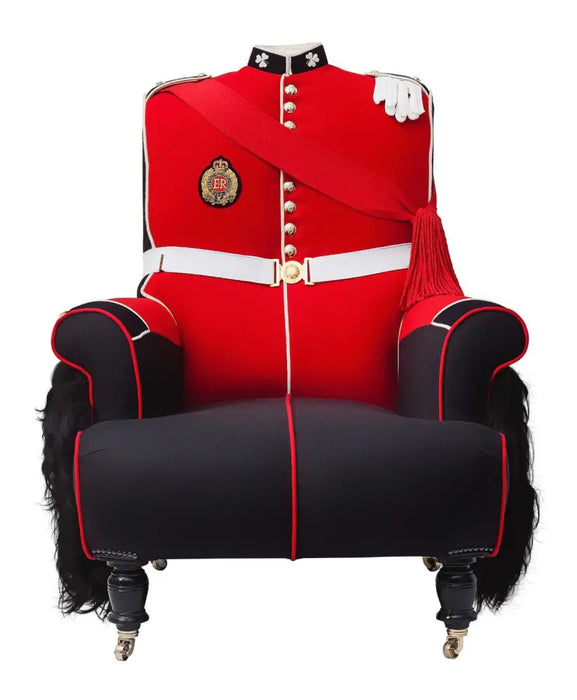 Bespoke Military Uniform Themed Chairs (Contact Us for Pricing) Mess Dress Chairs
