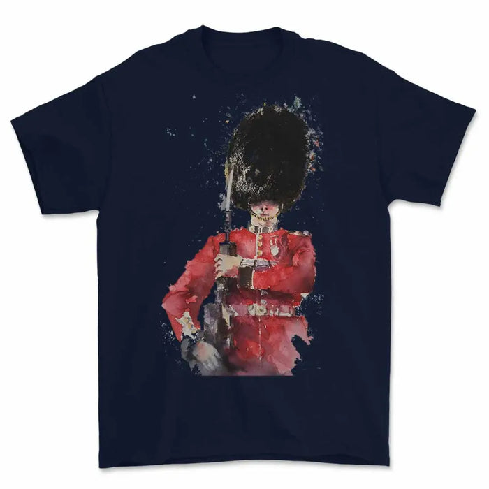 COLDSTREAM GUARDS CHANGE ARMS ART Printed T-Shirt