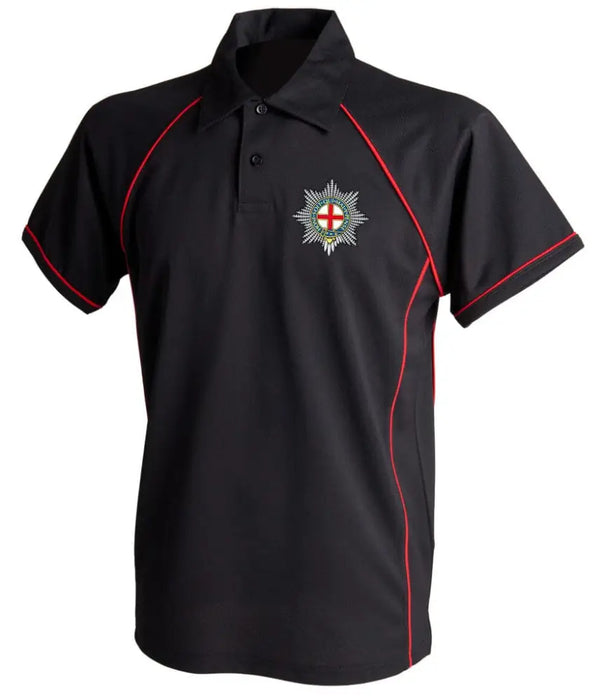 POLO Shirt - The Coldstream Guards Performance Polo 'Multi Logo Options Build Your Own Shirt'