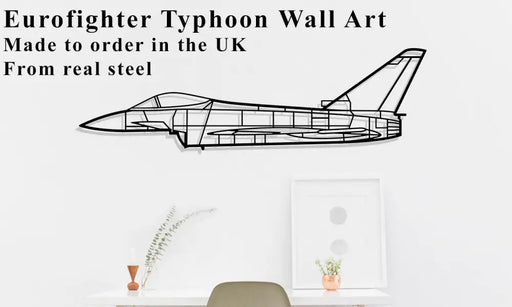 Eurofighter Typhoon Jet Metal War Art
