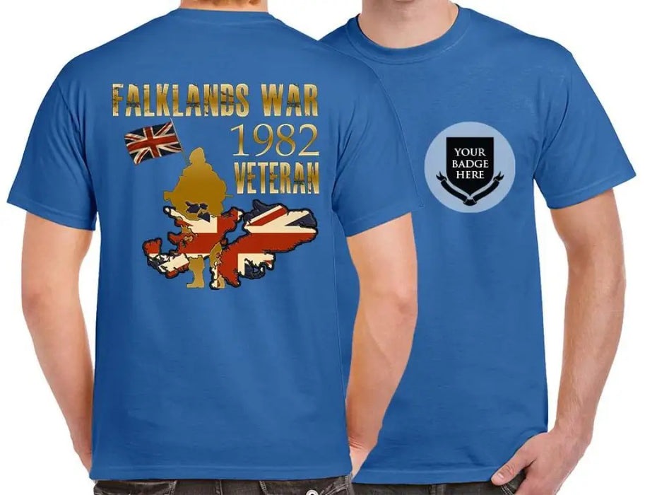 FALKLANDS WAR VETERAN Double Print T-Shirt