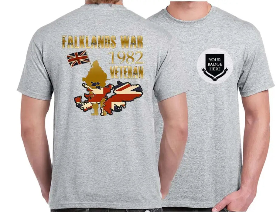 FALKLANDS WAR VETERAN Double Print T-Shirt
