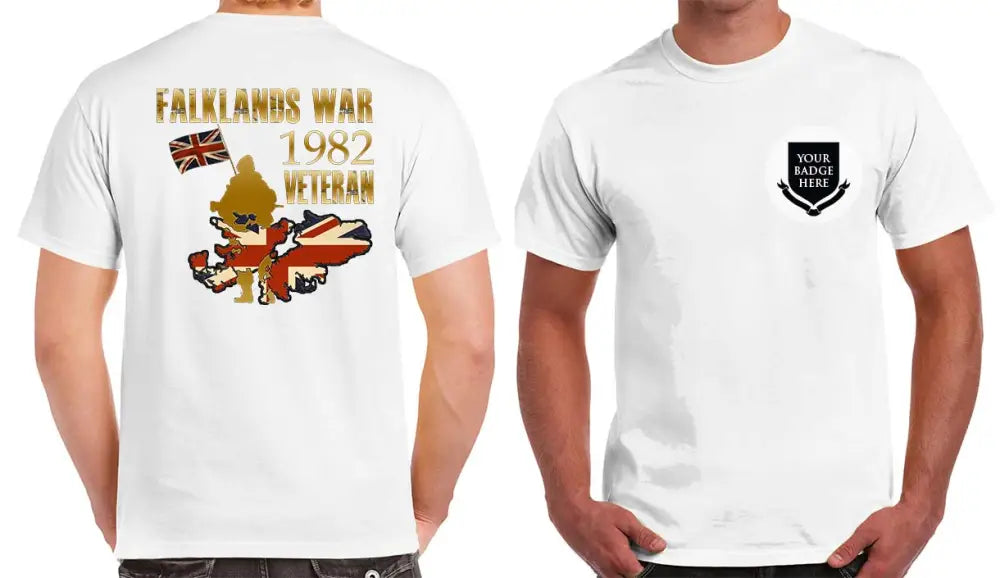 FALKLANDS WAR VETERAN Double Print T-Shirt