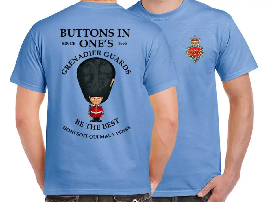 GRENADIER GUARDS BUTTONS IN ONE'S DOUBLE 2 PRINT T-Shirt