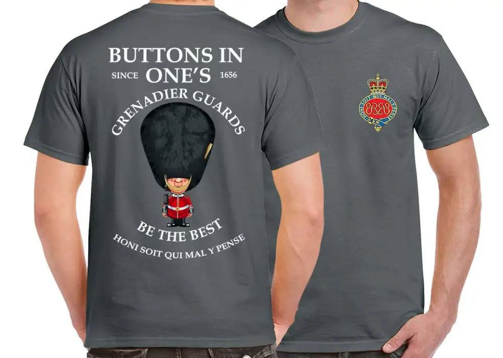 GRENADIER GUARDS BUTTONS IN ONE'S DOUBLE PRINT T-Shirt