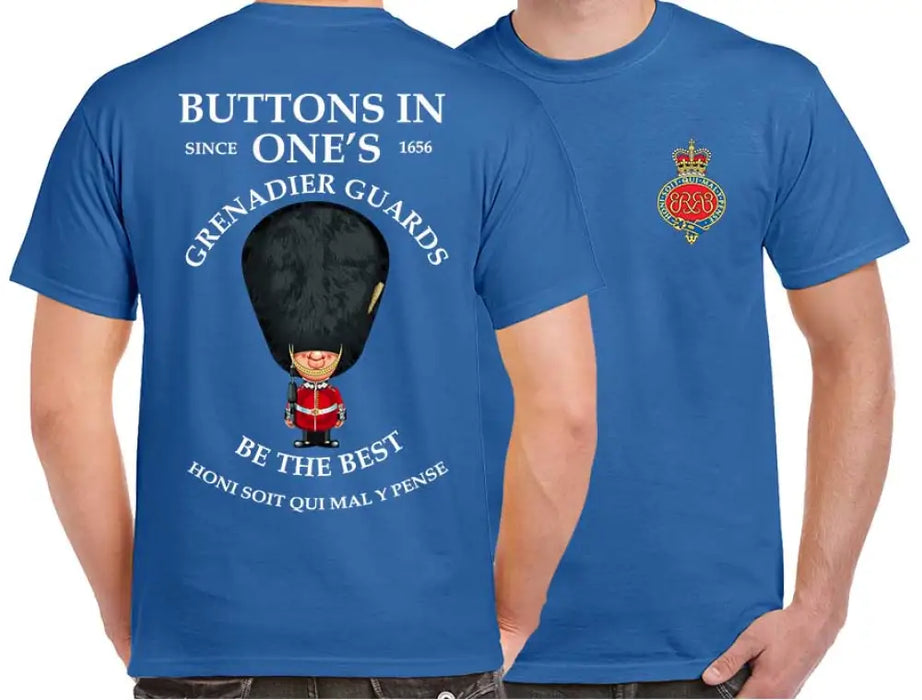 GRENADIER GUARDS BUTTONS IN ONE'S DOUBLE 2 PRINT T-Shirt