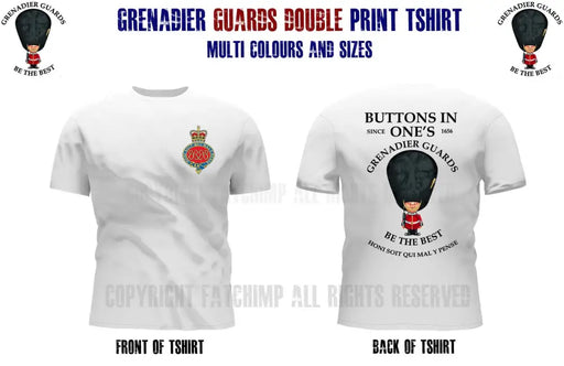 GRENADIER GUARDS BUTTONS IN ONE'S DOUBLE 2 PRINT T-Shirt