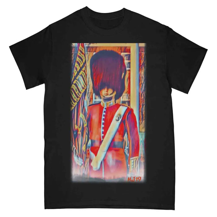 Grenadier Guards Ceremonial Military Art Printed T-Shirt Small - 34/36’ / Black