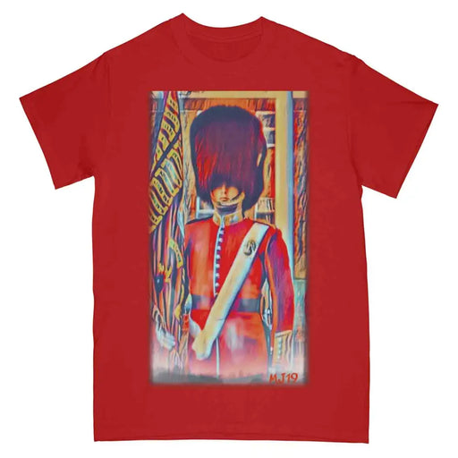 Grenadier Guards Ceremonial Military Art Printed T-Shirt Small - 34/36’ / Red