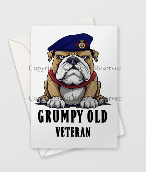 Life Guards Grumpy Old Veteran Greetings Card