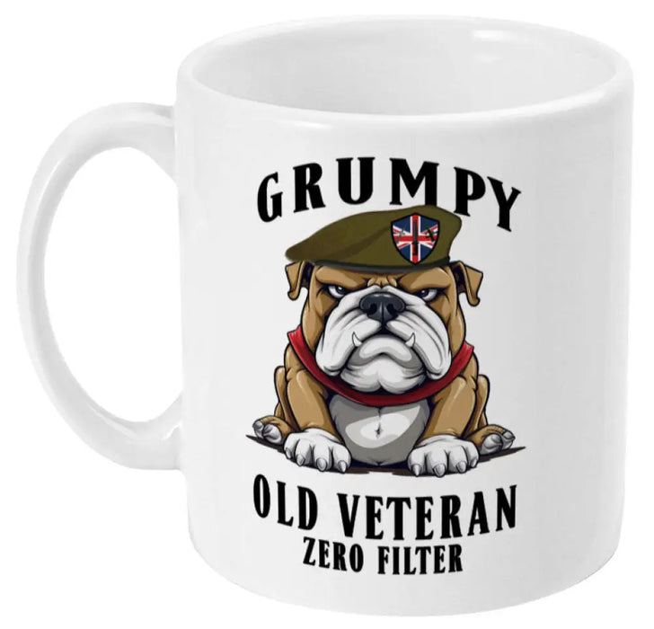 Grumpy Old British Army Veteran Ceramic Mug