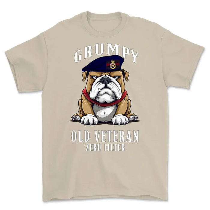Grumpy Old Life Guards Veteran Printed T-Shirt