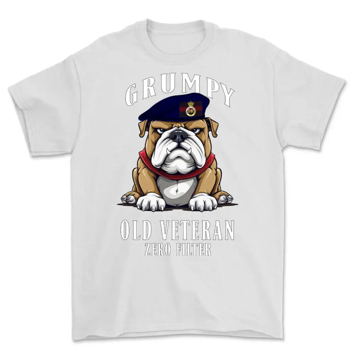 Grumpy Old Life Guards Veteran Printed T-Shirt