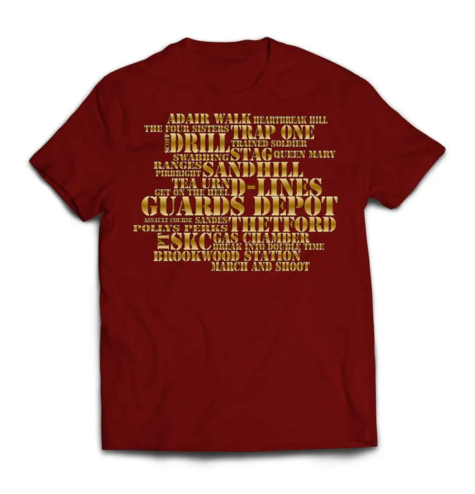 T-Shirt - THE GUARDS JARGON MASH-UP Printed T-Shirt