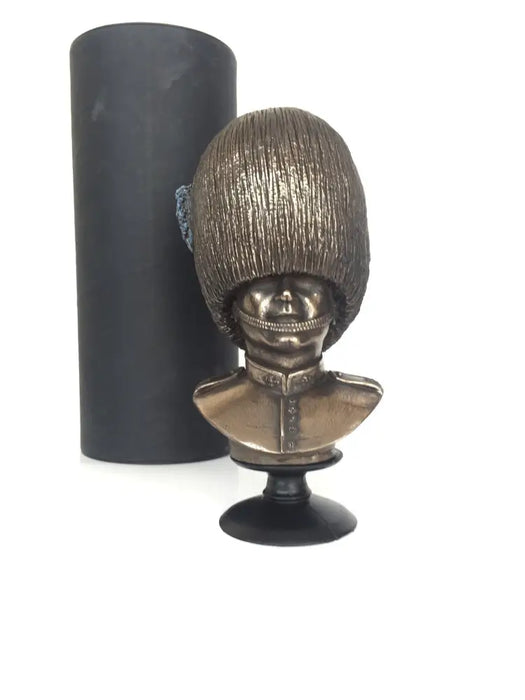 Military Statue - Irish Guards Bust Cold Cast Bronze Military Statue Sculpture