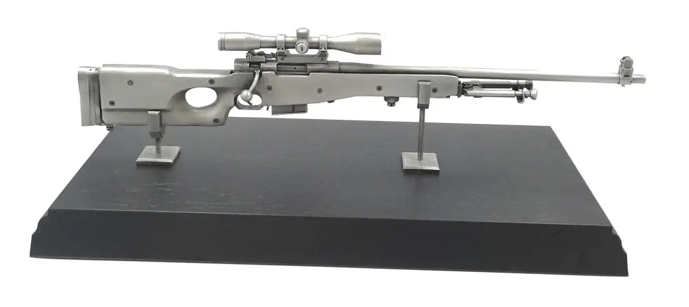 L96 Sniper Rifle Pewter Statue Military Statue