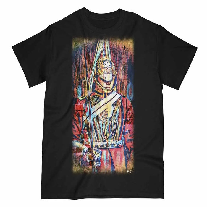 THE LIFE GUARDS HORSE GUARD ART Printed T-Shirt