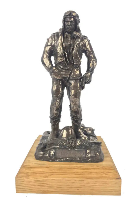RAF World War 2 Fighter Pilot Bronze Statue