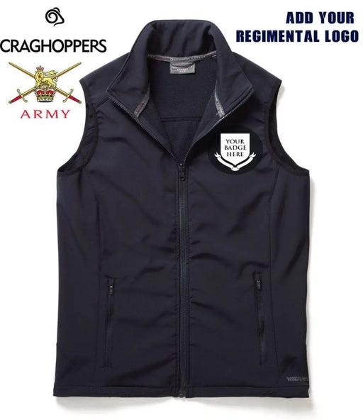 Regimental Craghoppers Soft Shell Body Warmer Small - 38 Inch Chest / Dark Navy Blue Gilet