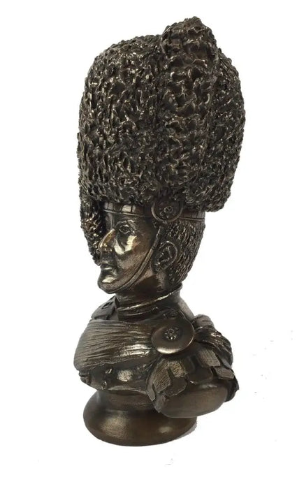 Scots Guard Pipe Major Bronze Military Statue Military Statue