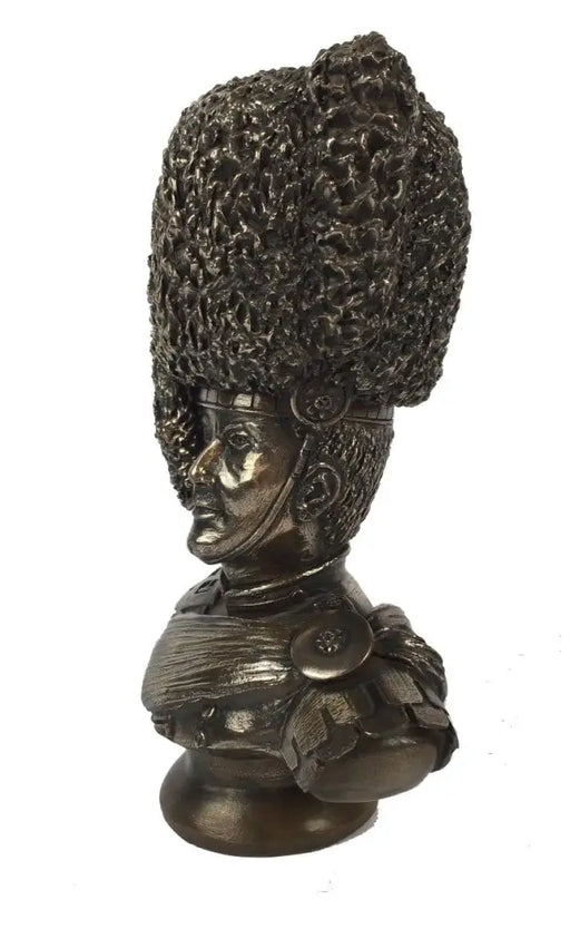 Scots Guard Pipe Major Bronze Military Statue Military Statue