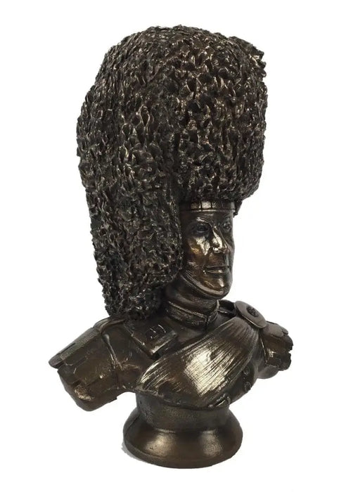 Scots Guard Pipe Major Bronze Military Statue Military Statue