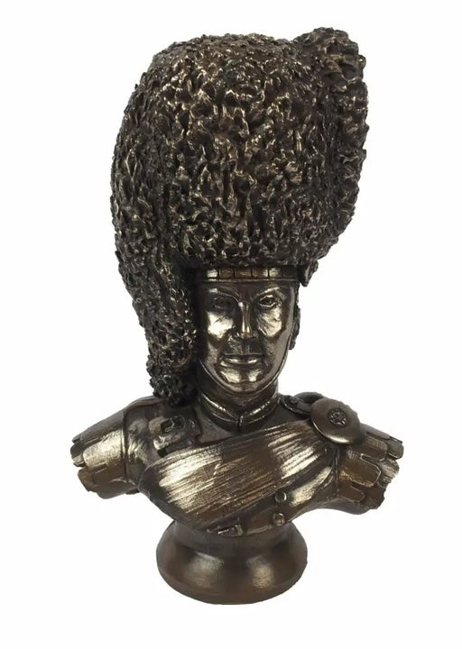 Scots Guard Pipe Major Bronze Military Statue Military Statue
