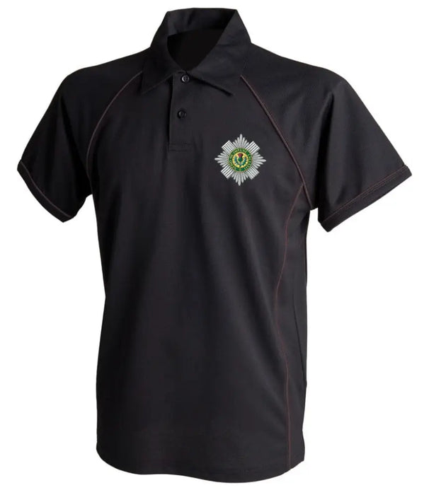 POLO Shirt - The Scots Guards Performance Polo 'Multi Logo Options Build Your Own Shirt'