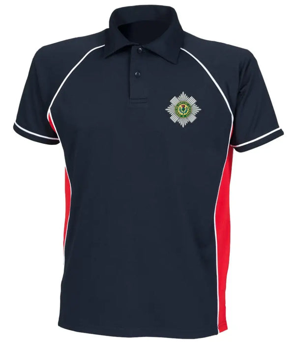 POLO Shirt - The Scots Guards Performance Polo 'Multi Logo Options Build Your Own Shirt'