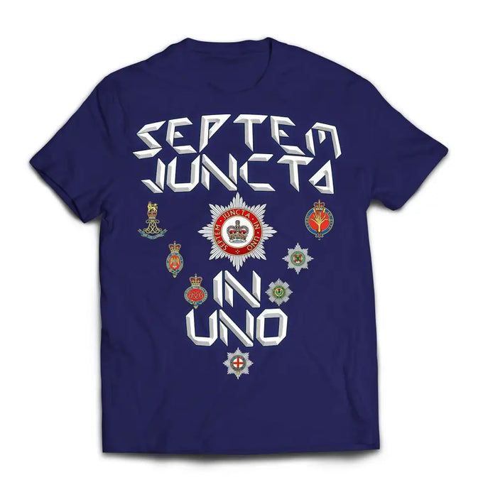 T-Shirt - Septem Juncta In Uno Guards Printed T-Shirt