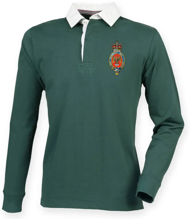 Rugby Shirts - The Blues And Royals Premium Superfit Embroidered Rugby Shirt