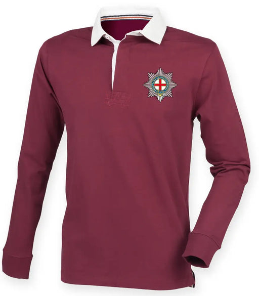 Rugby Shirts - The Coldstream Guards Premium Superfit Embroidered Rugby Shirt
