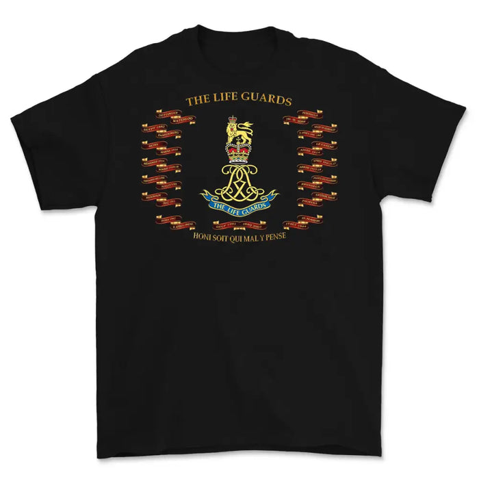 The Life Guards Battle Honours Printed T-Shirt