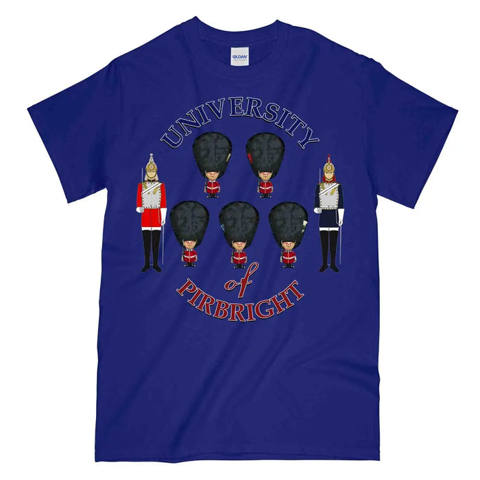 University Of Pirbright Guards Printed T-Shirt Small - 34/36’ / Navy Blue