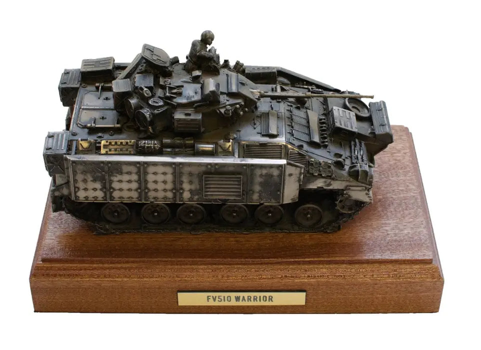 Warrior FV510 Infantry Fighting Vehicle Cold Cast Bronze Statue Military Statue