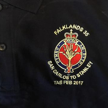 Welsh Guards Veterans 35 Year Anniversary Tab across Falklands