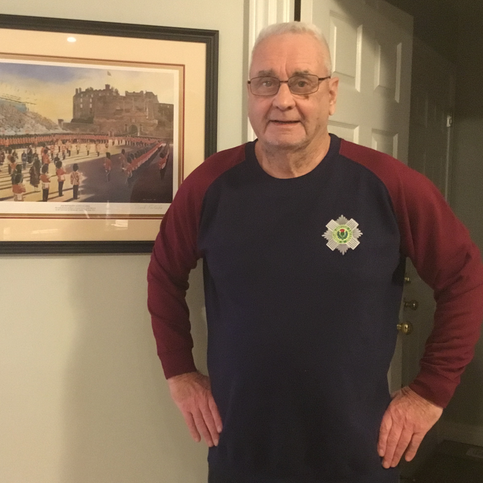 HAPPY SCOTS GUARDS VETERAN