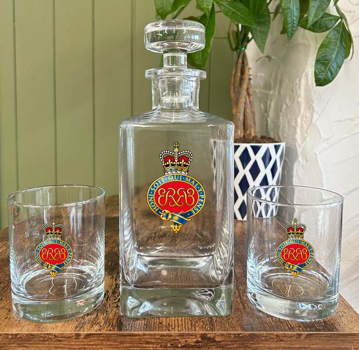 british army decanters