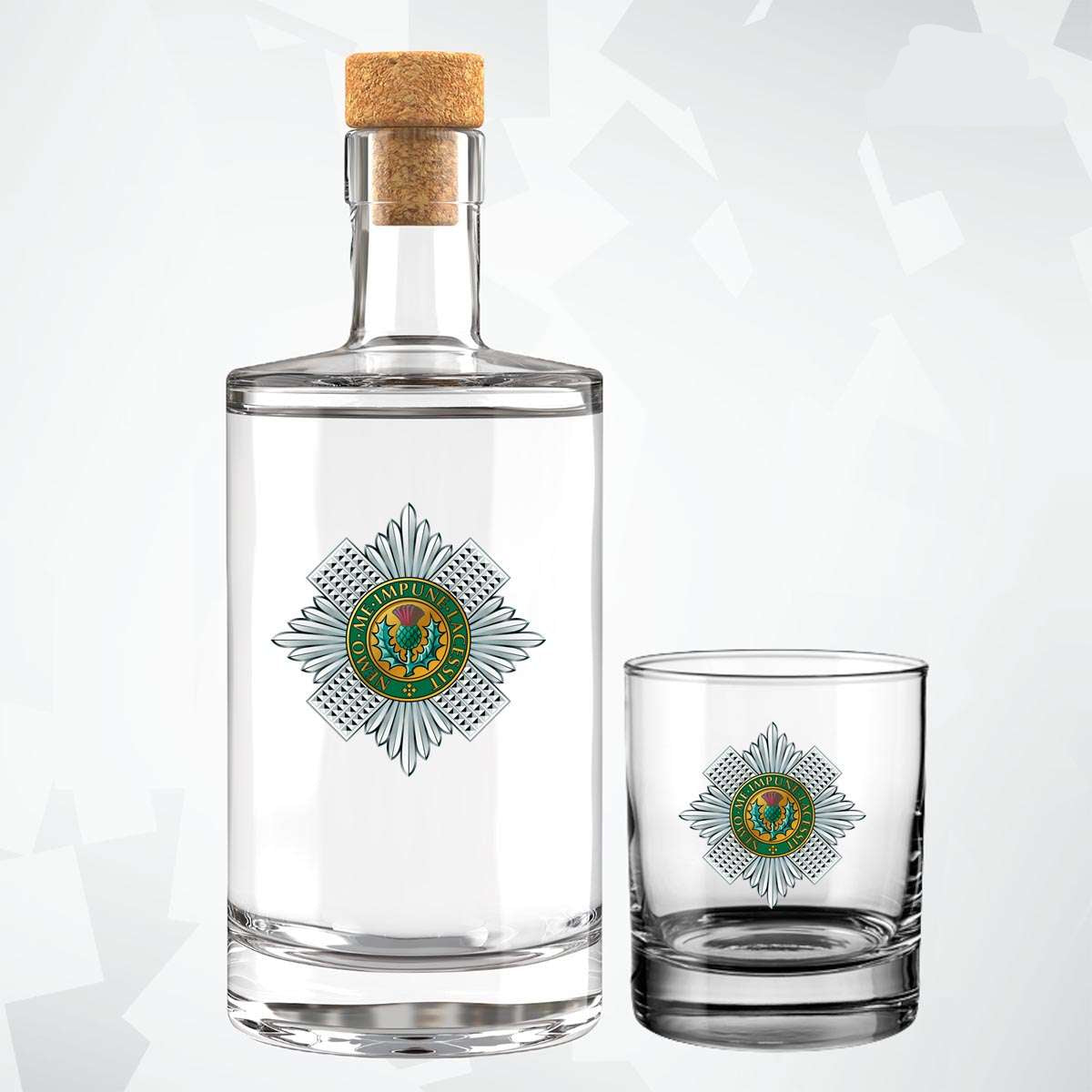 Scots Guards - Fill Your Own Spirit Bottle Set