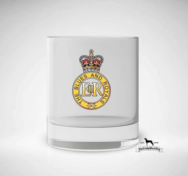 The Blues and Royals - Whiskey/Spirit Glass