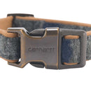 Carhartt Nylon Duck Blanket Stripe Water Repellent Dog Collar