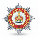 Household Division 3D Printed Cap Badge King's Crown
