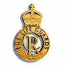 Life Guards Cap Badge Kings Crown 3D Wall Art