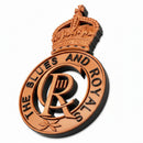 Blues and Royals Kings Crown Cap Badge 3D Wall Art