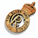 Blues and Royals Kings Crown Cap Badge 3D Wall Art