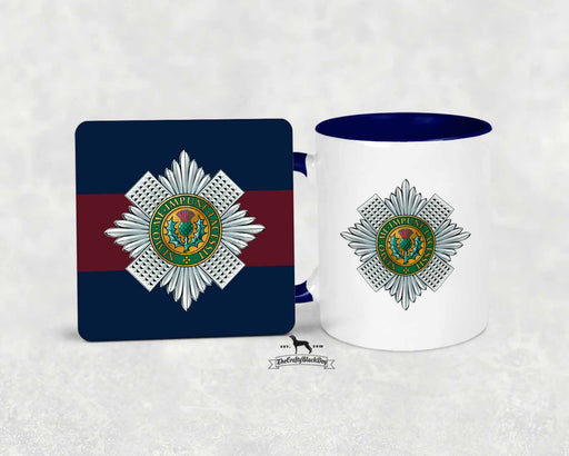 Scots Guards Mug and Coaster Set